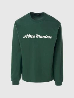 AMM SCRIPT LONG SLEEVE TEE
